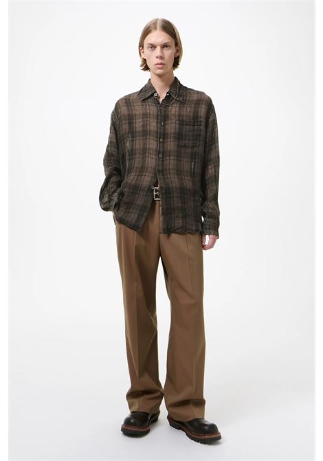 camicia above uomo marrone OUR LEGACY | M2262AP